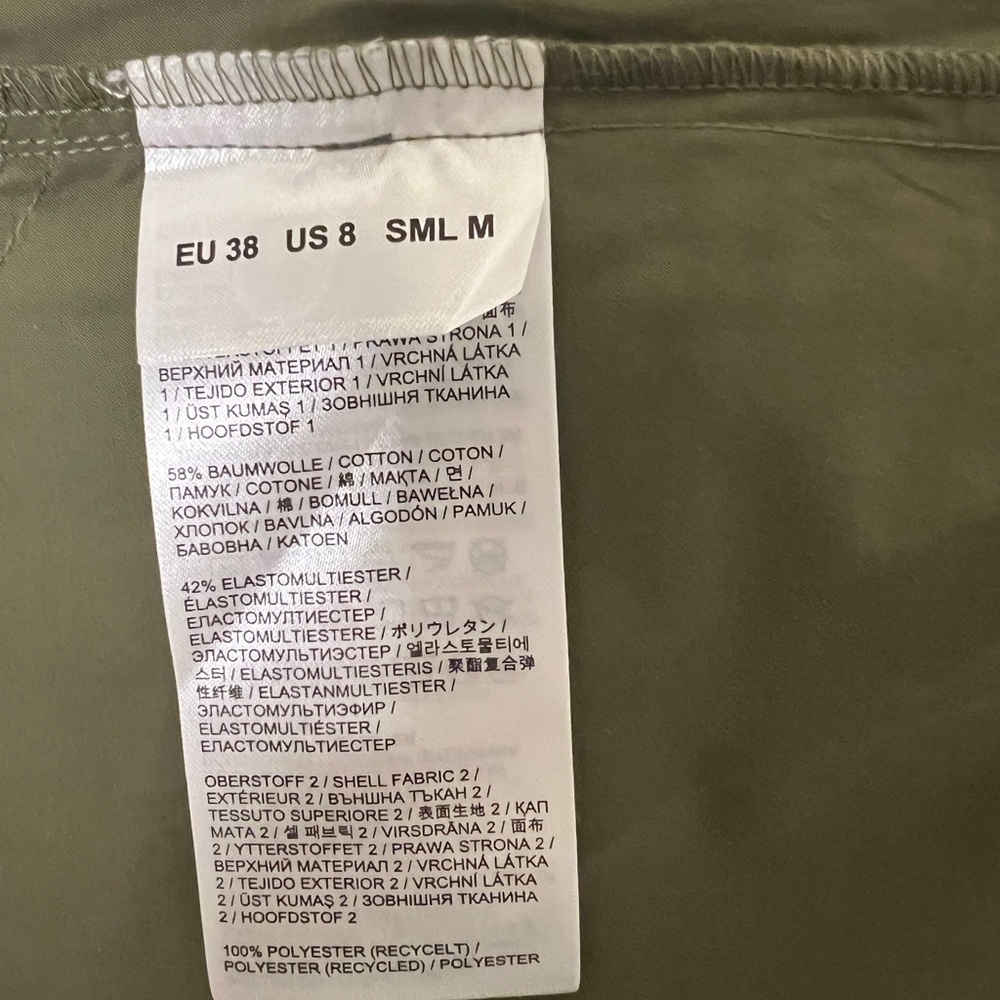 Bogner Olive Green Hooded Dress - Picture 7 of 7